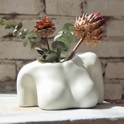 China Europe personality resin open trunk end flower pot statue ornaments indoor and outdoor decorative ornaments for sale