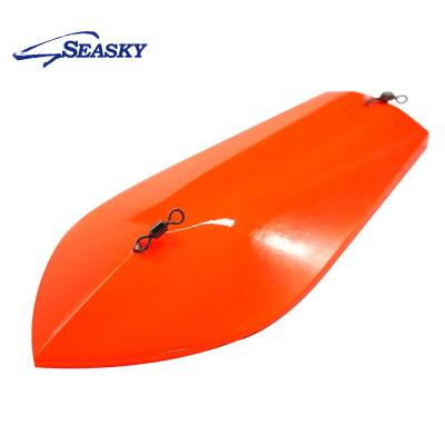 China Wholesale 169g wooden board 169g k board dive fishing trolling type wooden boat planer for sale