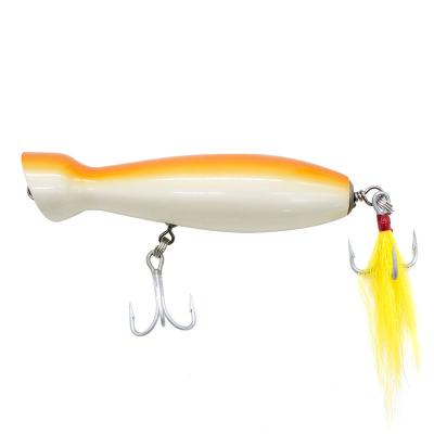 China Wood Seasky 4.5' 40g Fishing Tackle Wooden Snap Style Bottle BaitSocean Artificial Lure Bait For Sea Bass Tuna Fishing for sale