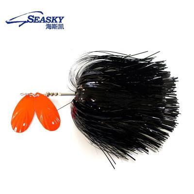 China Seasky 41g Fishing Spinner Lure Duty Treble Hook Artificial Fishing Hook Flipping Jigs SKMM10 for sale