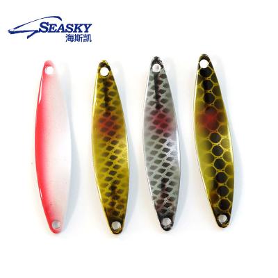 China Seasky Metal Fish Spoon 17g Fishing Lure Metal Brass Fish Bait Factory Direct Production for sale