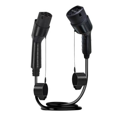 China Low Price 7kW Portable EU Type - 2 Electric Car EV Charger Plug Charger Cable for sale