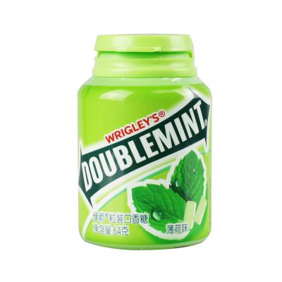 China Sugar Free Candy Wholesalers WRIGLEY'S DOUBLEMINT Mints Chewing Gum Goodies 64g for sale