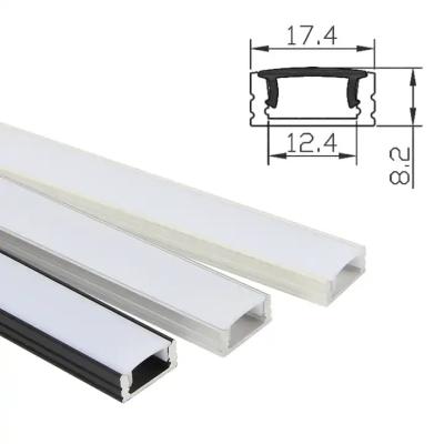 China Surface Aluminum LED Profile Aluminum Profile Manufacturer For Led Strip Edge Drywall Led Profile With Cover Perfil de aluminio for sale