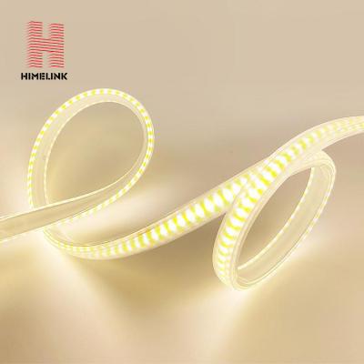 China Easy installation 220V COB Led Strip CE ROHS 50M 100M High Voltage COB Led Strip Light Flexible Rgb COB Led Strip Light for sale