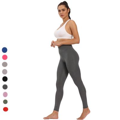 China Breathable Girls And Ladies Sports Yoga Wear High Waist Seamless Yoga Leggings Pants for sale