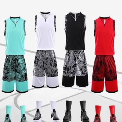 China Wholesale Direct Manufacturer Design Basketball Jersey Custom Basketball Men Breathable for sale