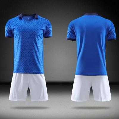 China Factory Direct Selling Comfortable Men's Soccer Jersey Shorts Set Soccer Jersey Customized Soccer Team for sale