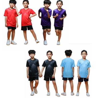 China 2021 New Designer Soccer Jersey Children Football Uniforms Kids Comfortable Cheap Soccer Jerseys for sale