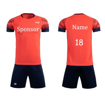 China Wear Comfortable Wholesale Football Soccer Uniform Soccer Jersey Customize Blank Soccer Jersey 4XS-5XL for sale