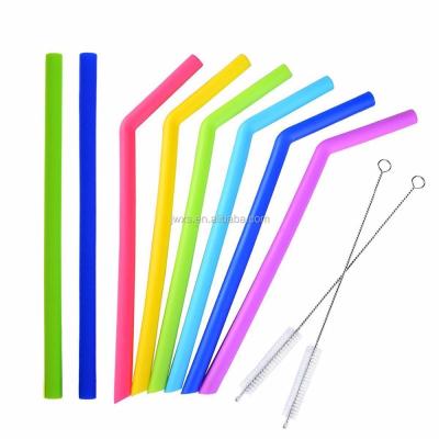 China Viable Free Lean Silicone Straw Stopper , Silicone Bpa Honey Straw Tumbler Straw for sale