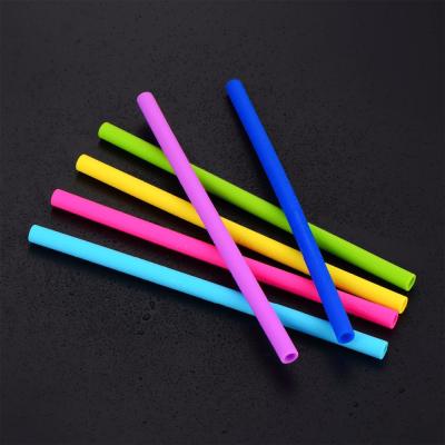 China Straw Silicone Viable Drinking Shorts, Silicone Straw Brush, Jumbo Silicone Straw for sale