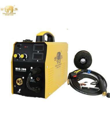 China PORTABLE MIG welding 220v MIG other arc welders igbt inverter CO2 gas MIG 200 aluminum welding machine zu verkaufen