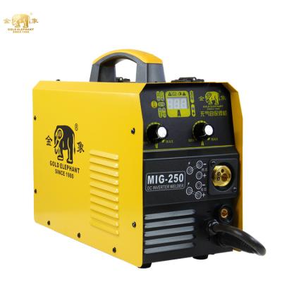 China MIG factory good quality MIG igbt welding machine PORTABLE Welder 250 MIG 200 amp gas welding machine for sale