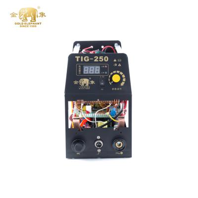 China PORTABLE GOLDEN ELEPHANT TIG-250 Inverter DC Cat Micro DC Welder Cat Welding Machine DC Pulse Welder for sale