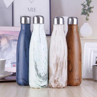 China Stainless Steel Vacuum Flasks 500ml Cola Shape Water Bottle Travel Viable Leakproof Double Walled Thermos for sale