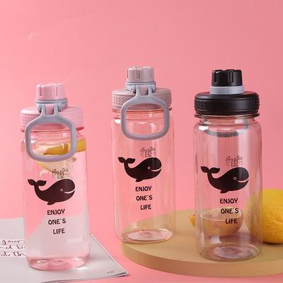 China Eco-friendly 600ml Bottles Eco-friendly Non-Toxic Drinking Plastic Sports Water Bottles Water Bottles With Cell Phone Holder for sale