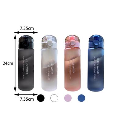 China Novelty 780ml Design Juice Drinking Bottle Clear Healthy Fruit Summer Sports Water Bottle Plastic Water Bottle for sale