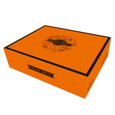 China Customized Luxury Rectangular Corrugated Box Fruit Gift Box Recyclable General Fruit Packing Boxes for sale