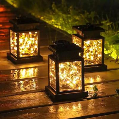 China Outdoor Solar Garden Hanging Garden Light Lantern Light with 30 LEDs for Christmas and Party Decoration for sale