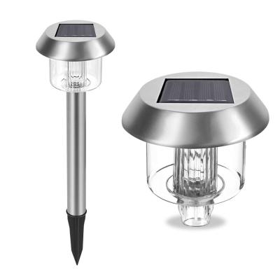 China LANDSCAPE ip65 waterproof 2 in 1 outdoor solar garden light plastic material 1 led stake light for wall and lawn light for sale