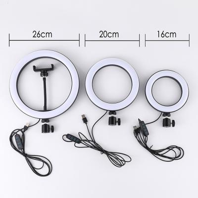 China 2021 Aluminum+ABS New Arrivals Manufacturer Custom Size 6 8 10 12 Inch Selfie LED Ring Light Fill For Makeup Photography Video for sale