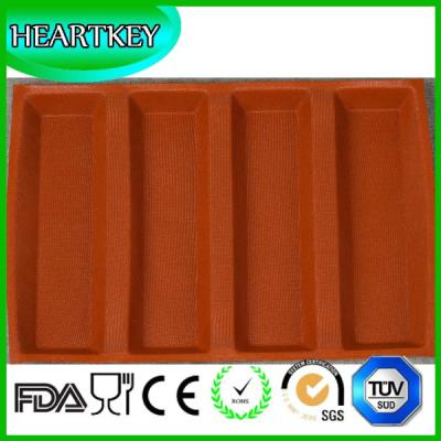 China China Supplier Silicone Bread Form Sub Sandwich Roll Pan for sale