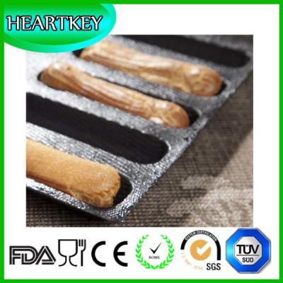 China Custom New Design Silicone Loaf Pan Bread Sub Roll Pan for sale