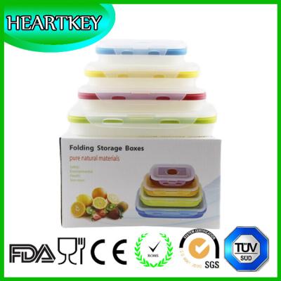 China /Silicone Collapsible Lunch Box/Silicone Food for sale