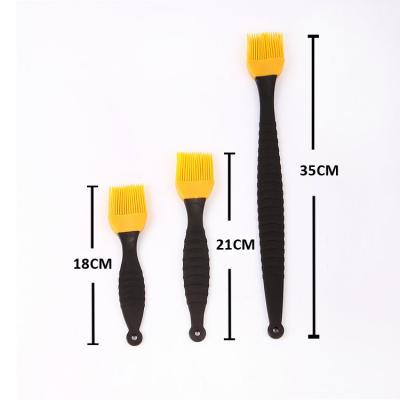 China Silicone Pastry Basting Grill Oil Brush Set of4 for sale