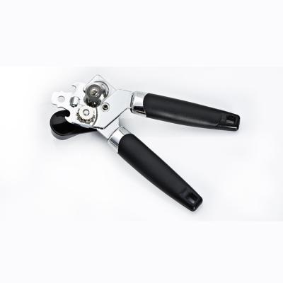 China Ergonomic Anti-Slip Soft Handle One Touch Best Manual Custom Can Opener Private Label for sale