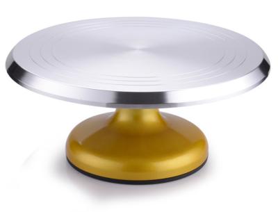 China High Quality Rotating Cake Decorating Turntable, Stainless Steel Revolving Cake Stand Decorating Turntable for sale