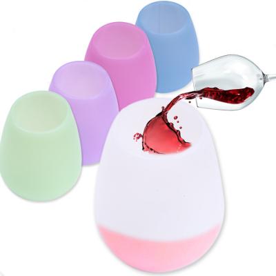 China Stemless Silicone Wine Cup for sale