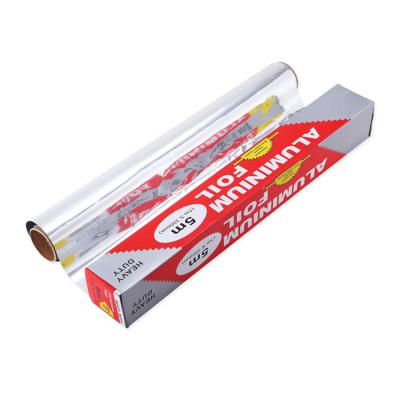 China 12 Inch Width 197 Inch Length Heavy Duty Household Aluminum Foil Paper Roll for sale