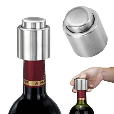 China Food Grade Stainless Steel Classic Champagne Beer Wine Sealer Fresh Preservation Vacuum Bottle Stopper Kits for sale