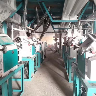 China food & Automatic Working Beverage Plant 20TPD Maize Flour Mill Corn Milling Machine Price for sale