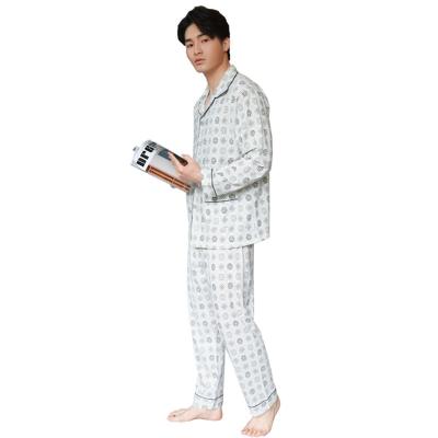 China New Type Soft Pajamas Bargain Price Mens Sleepwear Set Organic Cotton Mens Pajamas for sale