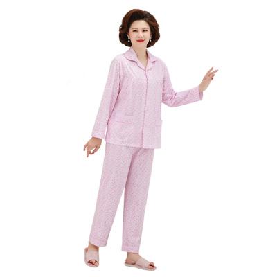 China Breathable Women's Sleepwear Cotton Knitted Pajamas For Women Set Slouchy Pj Set Women's Pijamas for sale