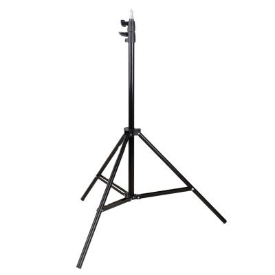 China PORTABLE 2m Light Stand with 1/4 Screw Head Phone Tripod Holder Camera Tripod for LED Ring Light Photography Steel Tripod for sale