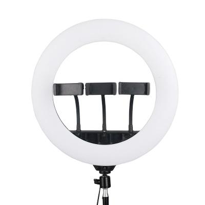 China 2020 ring light manufacturer-supplier new selfie led ring light 14 inch multi-function 3 ring light for sale