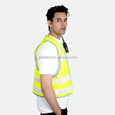 China Cheap And Comfortable Work Vest Men's High Vest Modern Design Safety Vest Multi-pocket Modern Design Reflective Vest for sale