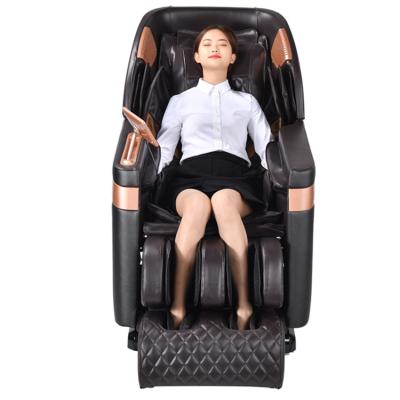 China Massage Heating Fine Quality Heated Reclining Luxury SL Track Massage Chair for sale