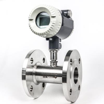 China DN4-DN200 Water Turbine Flow Meter Health Class Turbine Flow Meter Digital Gasoline with Pulses for sale