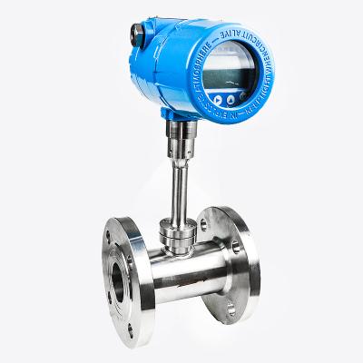 China SS304 / SS316 Flanged Type Stainless Steel Thermal Gas Mass Flow Meter For Mixed Gas for sale