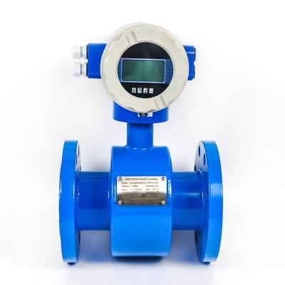 China Water modbus outlet fuel oil flow meter magnetic flow meter 1