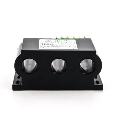 China Industrial AC Split Core Low Current Transducer Three Phase Hall Effect Sensor 3 Phase Transmitter Output 4-20ma for sale