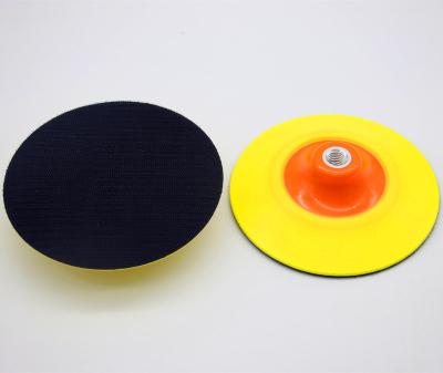 China Flexible M14 or M16 Screw Hook Loop Backing Plate Polisher Backing Pad for Link Car Sponge Wool Polishing Pad for sale