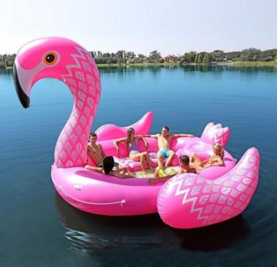 China China Factory PVA Women Huge Adult Flamingo Inflatable Swimming Rings For Pool Party Beach Unicorn Floating Mats for sale