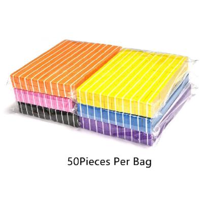 China Nail Beauty Manicure Pedicure Tools 50 Packs Nail Polish Art Dust Collector Eva Pad Blocks 2021 New Arrival for sale