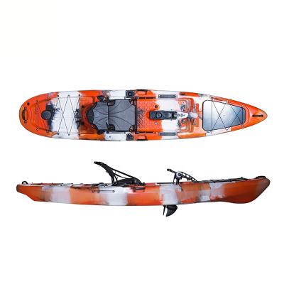 China Fun Leisure Drop Point Kayak One Person Fishing Fishing Kayak 2 Seater Case PVC Waterproof Kayak Boat PVC Doble for sale